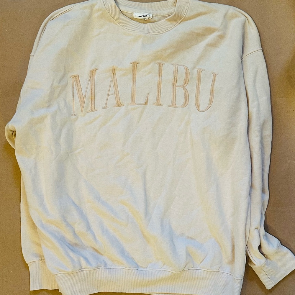 Reflex Malibu Beige Crewneck Sweater